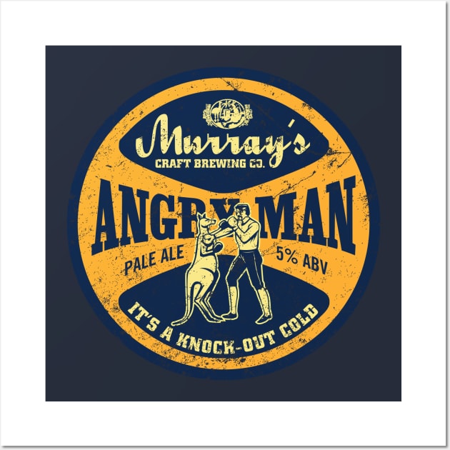 Angry Man Pale Ale Wall Art by MindsparkCreative